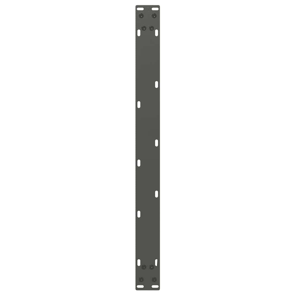 2 db antracit acél dohányzóasztal lábak u-alakú 60x(42-43) cm