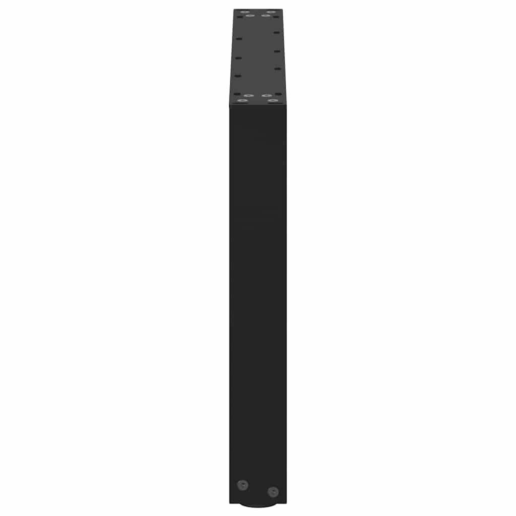 2 db acél fekete dohányzóasztal lábak u-alakú 70x(42-43) cm 2 db acél fekete dohányzóasztal lábak u-alakú 70x(42-43) cm