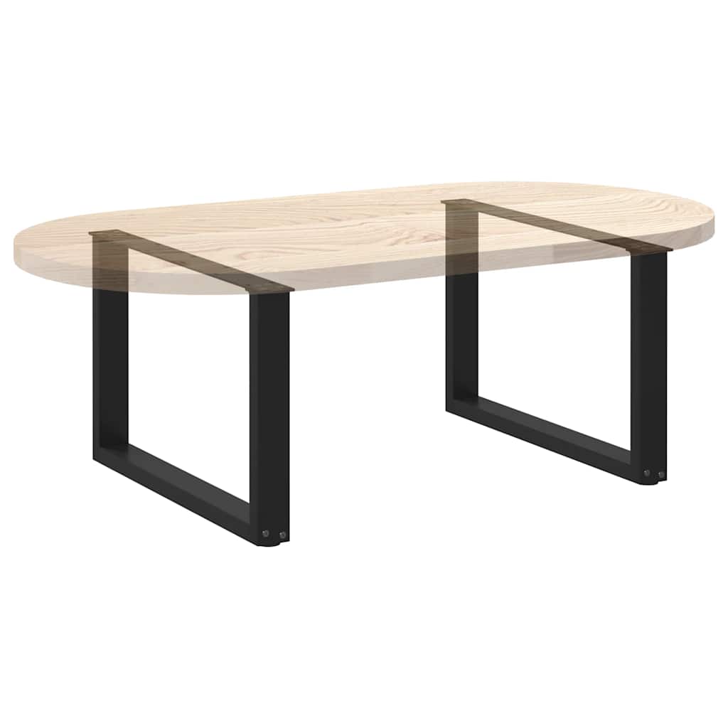 2 db acél fekete dohányzóasztal lábak u-alakú 70x(42-43) cm 2 db acél fekete dohányzóasztal lábak u-alakú 70x(42-43) cm