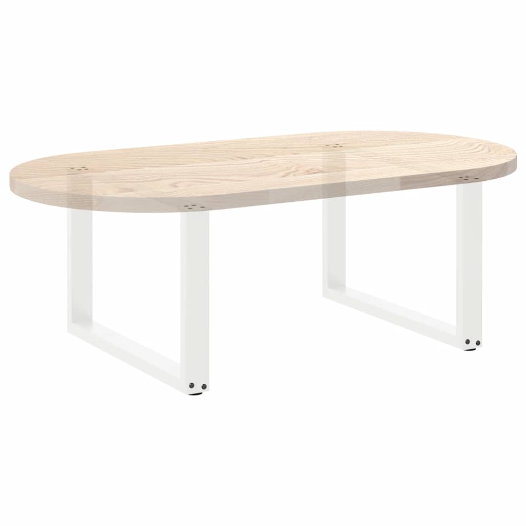 2 db fehér acél dohányzóasztal lábak u-alakú 70x(42-43) cm 2 db fehér acél dohányzóasztal lábak u-alakú 70x(42-43) cm