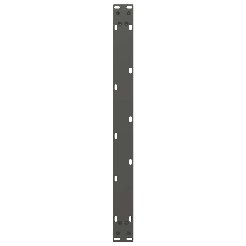 2 db antracit acél dohányzóasztal lábak u-alakú 70x(42-43) cm