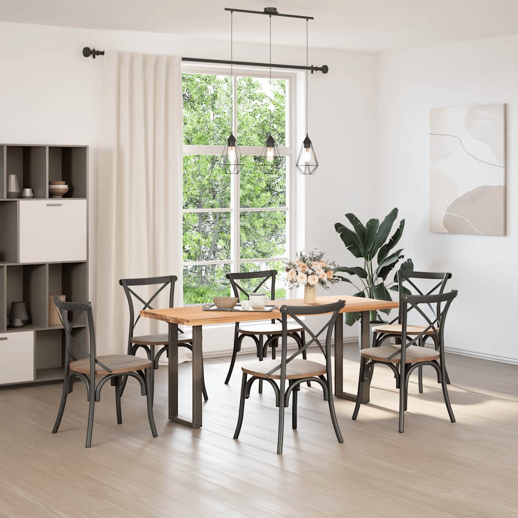 Kávéasztal lábak u-alakú 2 db natúr acél 28x(72-73) cm acél