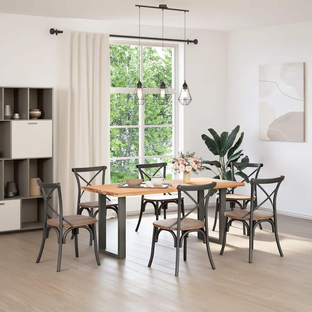 2 db antracit acél dohányzóasztal lábak u-alakú 50x(72-73) cm