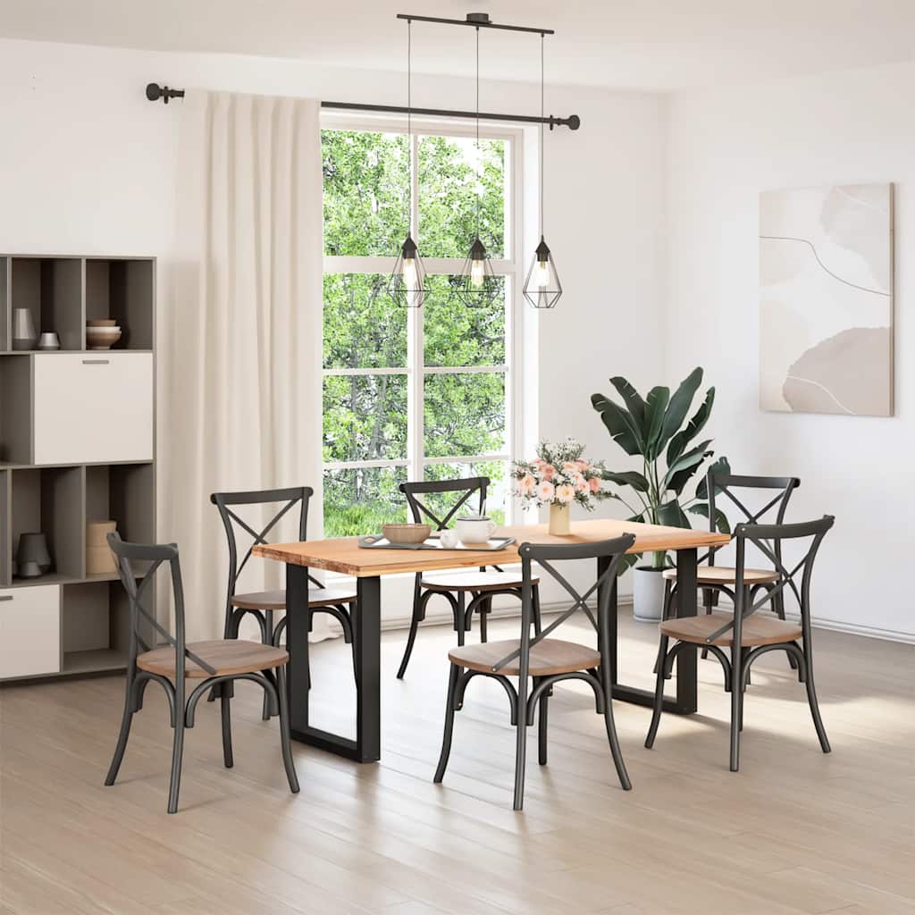 2 db fekete acél dohányzóasztal lábak u-alakú 60x(72-73) cm