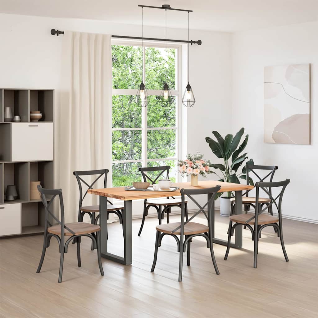 2 db antracit acél dohányzóasztal lábak u-alakú 60x(72-73) cm