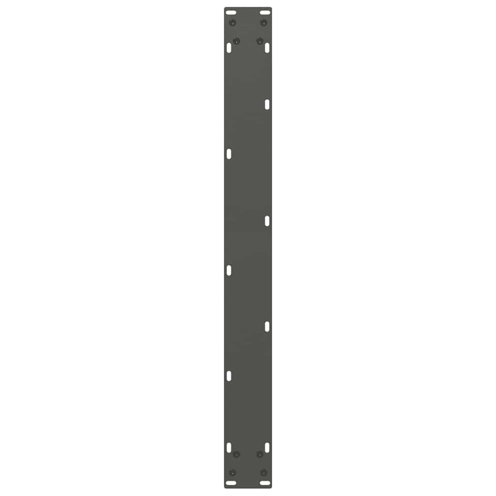2 db antracit acél dohányzóasztal lábak u-alakú 90x(72-73) cm