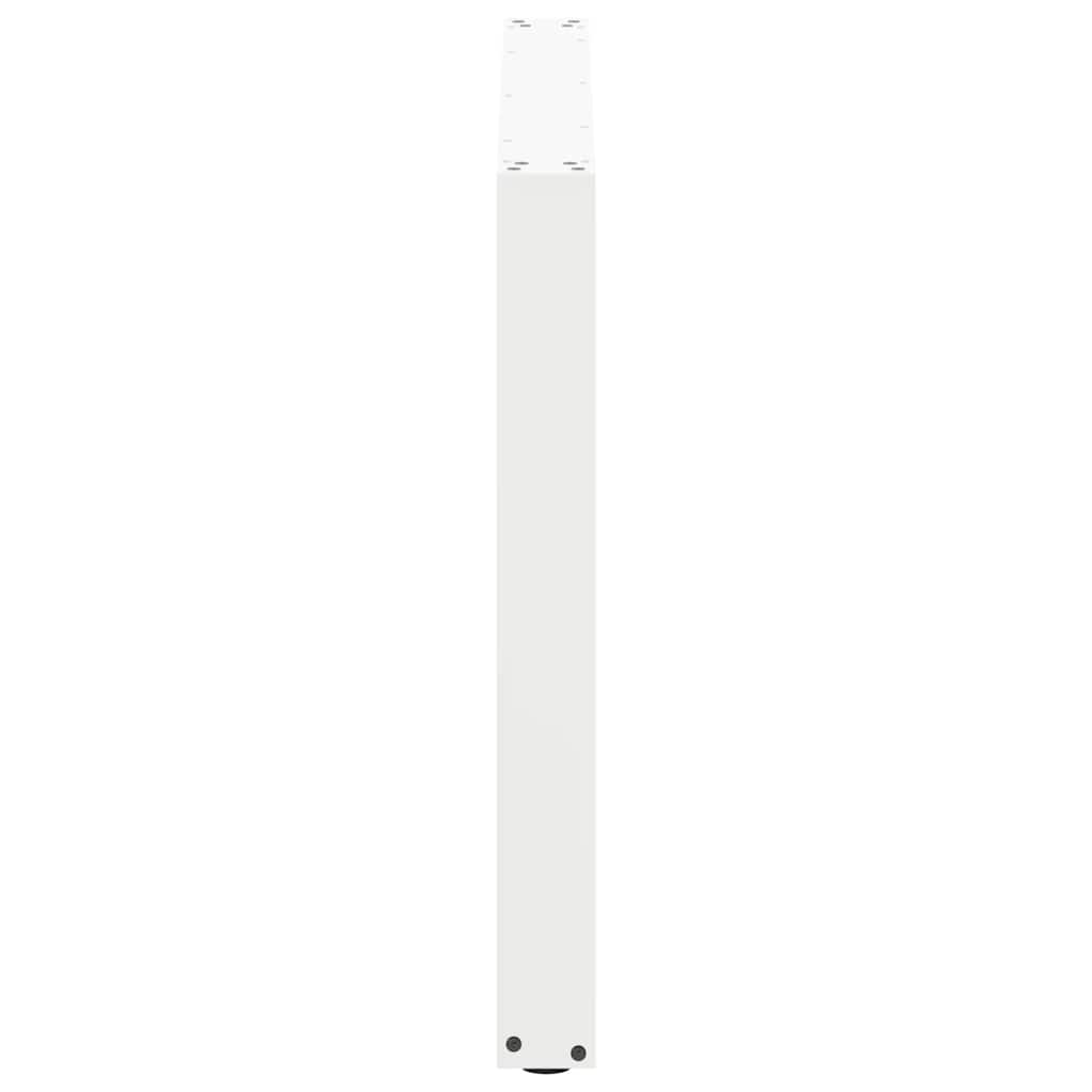 2 db fehér acél dohányzóasztal lábak u-alakú 100x(72-73) cm