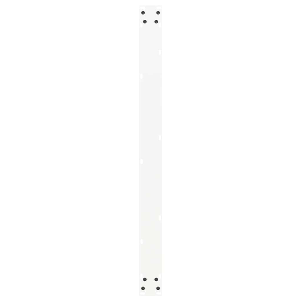 2 db fehér acél dohányzóasztal lábak u-alakú 100x(72-73) cm