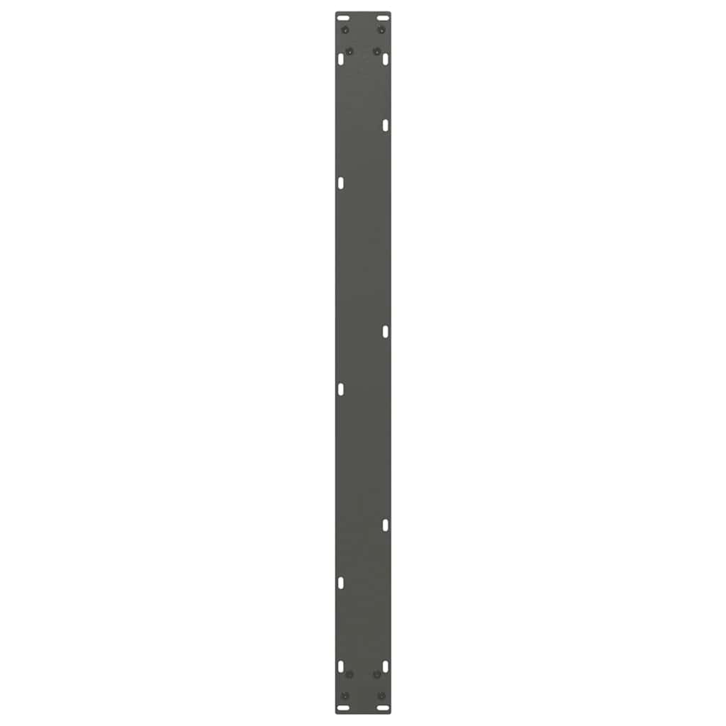 2 db antracit acél dohányzóasztal lábak u-alakú 100x(72-73) cm