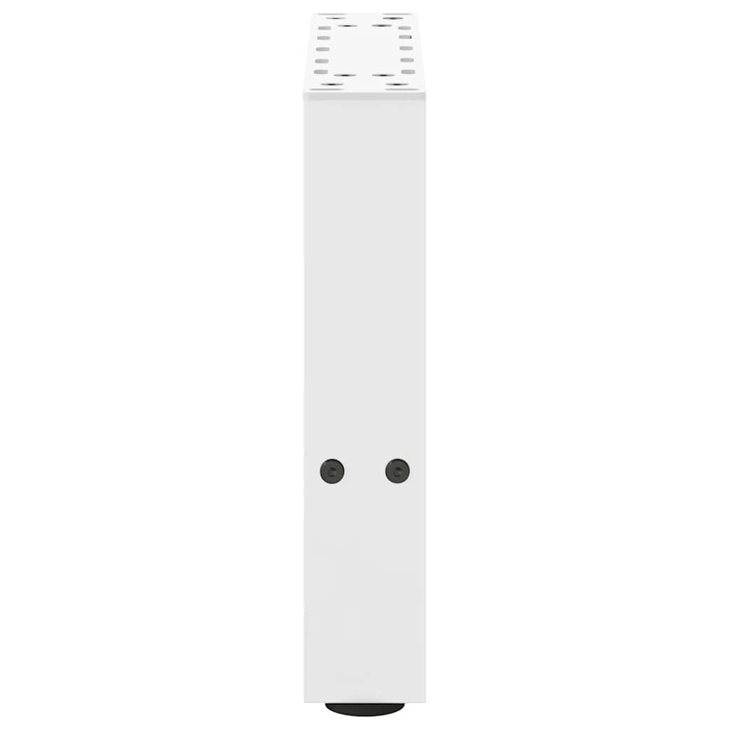 2 db fehér acél dohányzóasztal lábak 30×40 cm