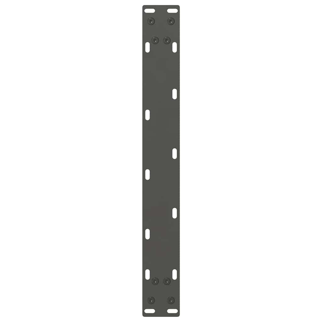 2 db antracit acél dohányzóasztal lábak 50x(30-31) cm