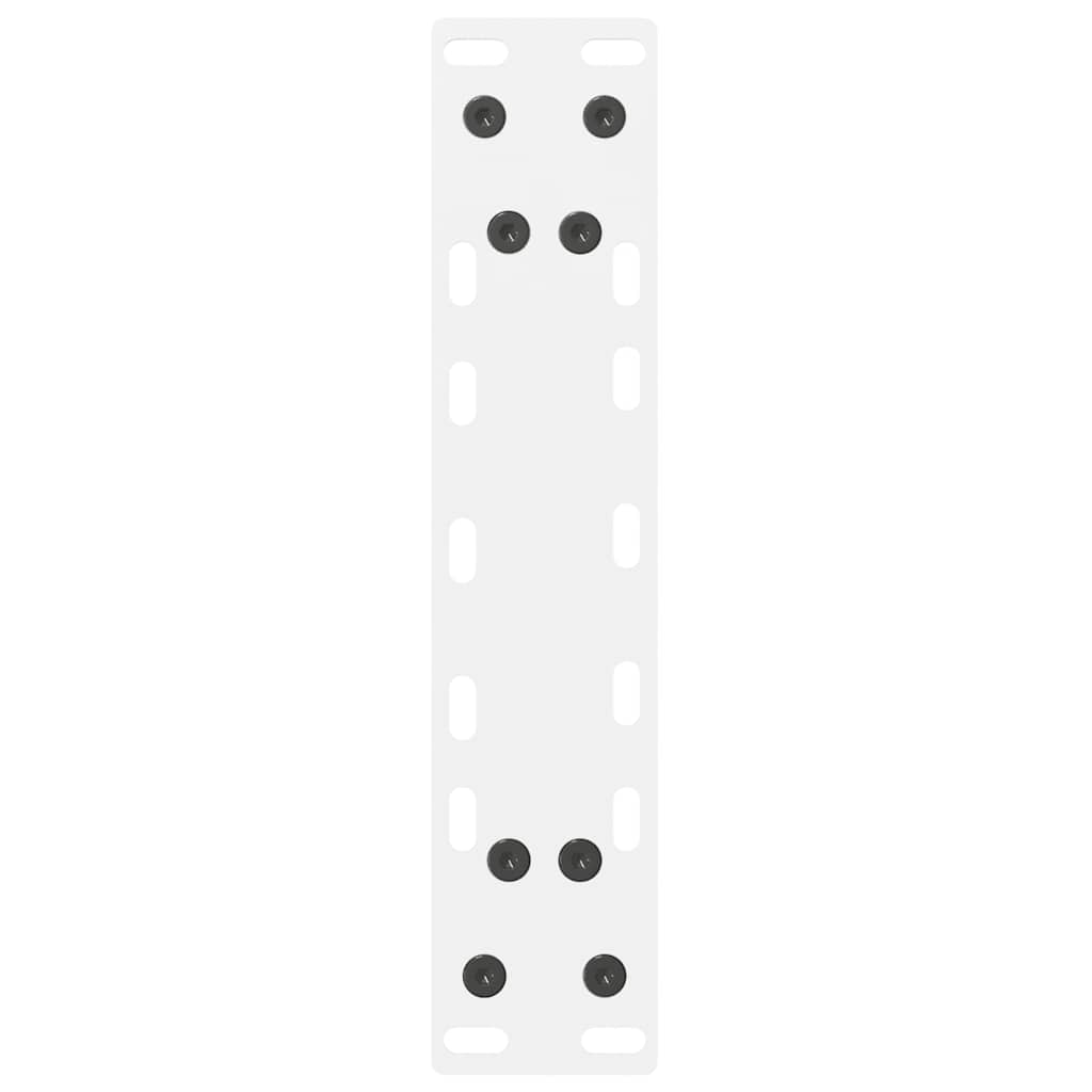 2 db fehér acél dohányzóasztal lábak 28x(42-43) cm