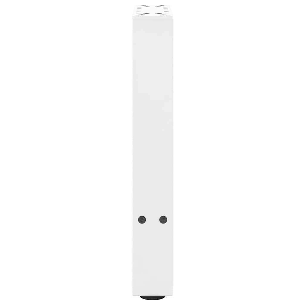 2 db fehér acél dohányzóasztal lábak 38x(42-43) cm