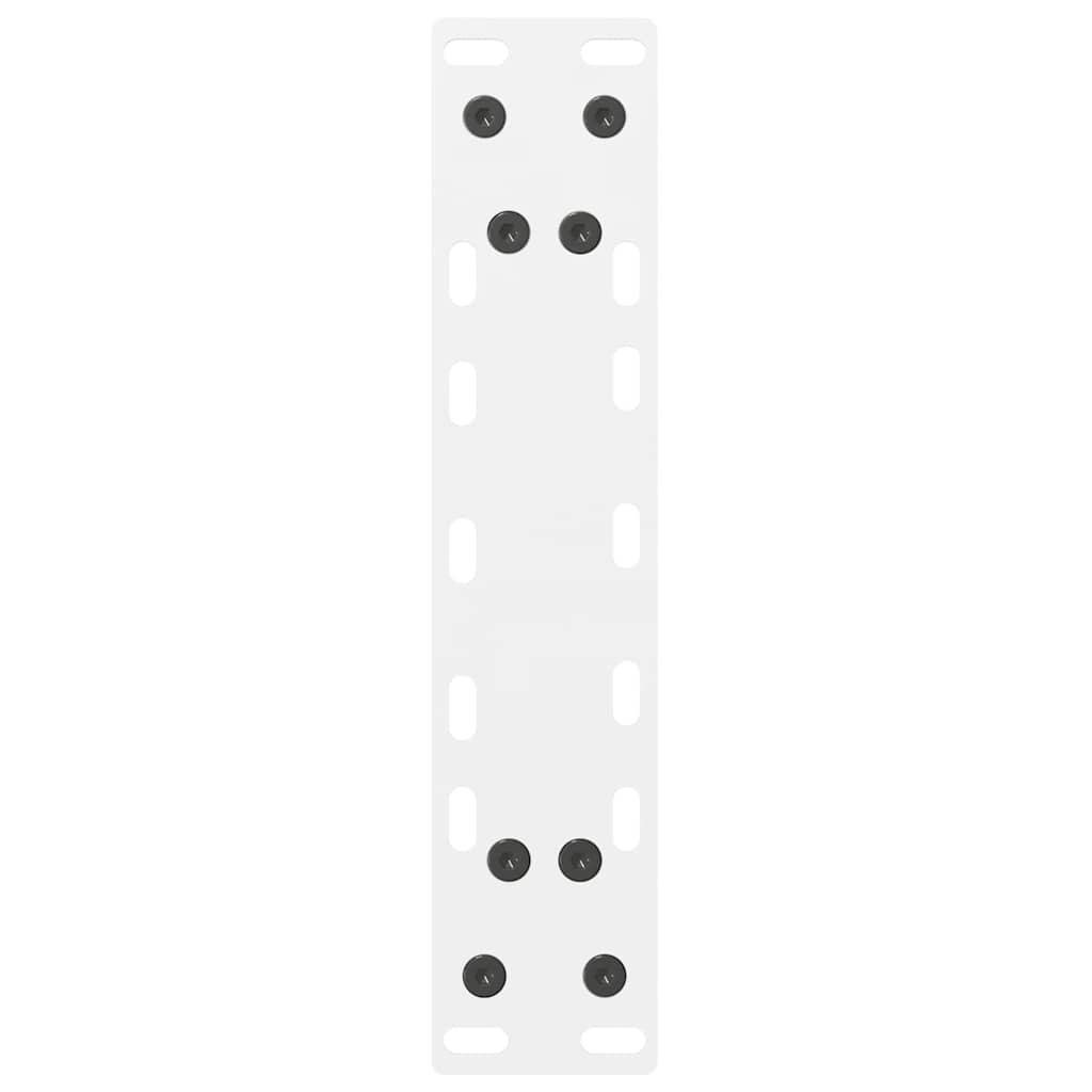 2 db fehér acél dohányzóasztal lábak 38x(42-43) cm