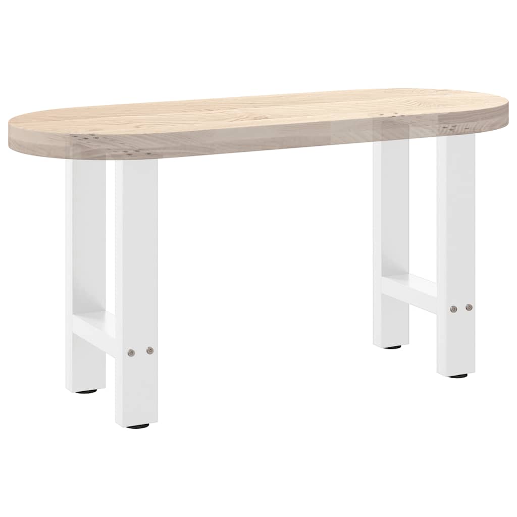 2 db fehér acél dohányzóasztal lábak 38x(42-43) cm