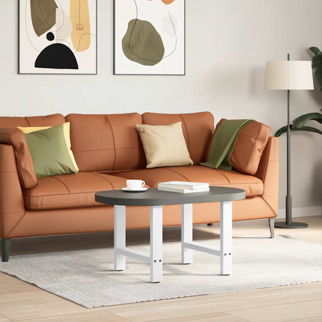 2 db fehér acél dohányzóasztal lábak 60x(42-43) cm
