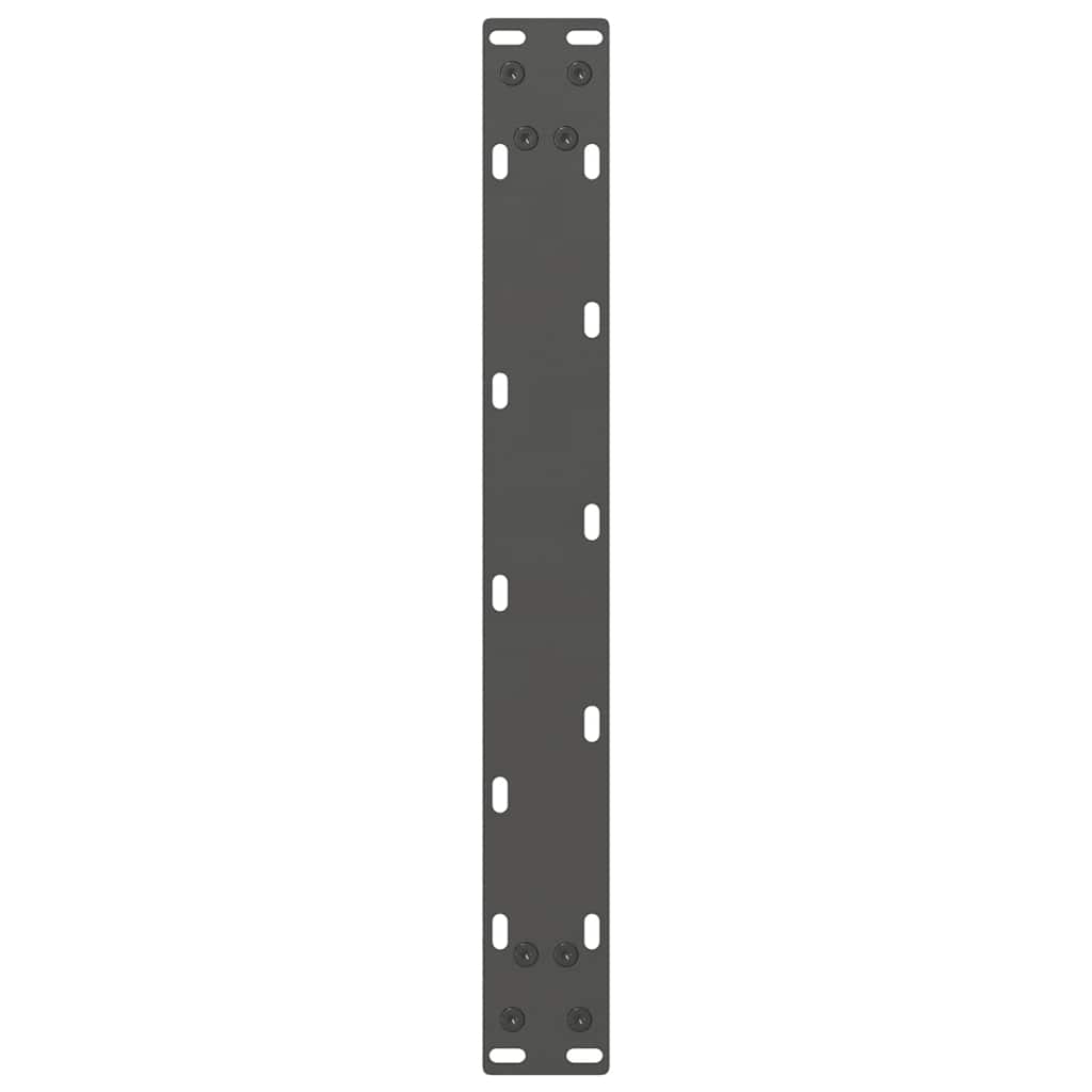 2 db antracit acél dohányzóasztal lábak 60x(42-43) cm