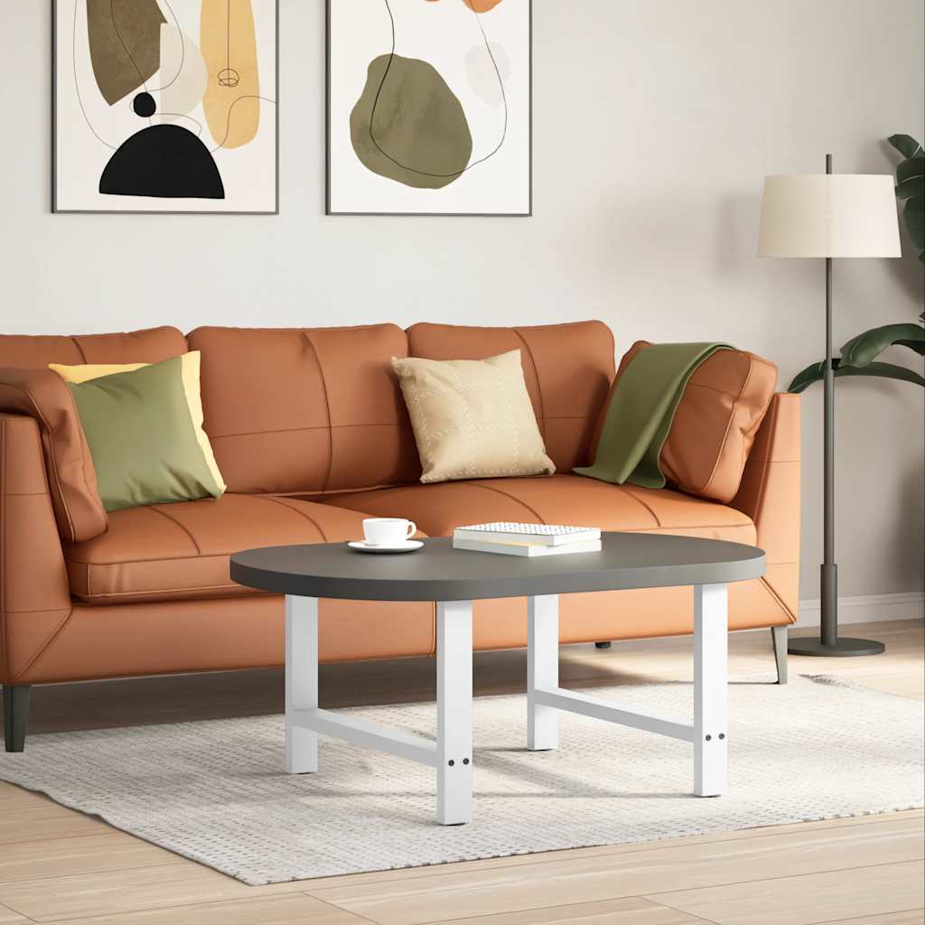 2 db fehér acél dohányzóasztal lábak 70x(42-43) cm
