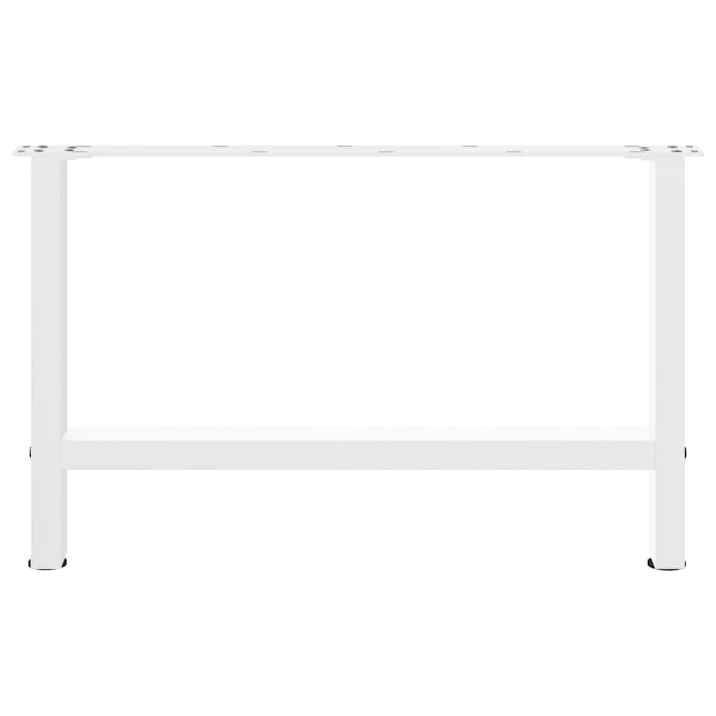2 db fehér acél dohányzóasztal lábak 70x(42-43) cm