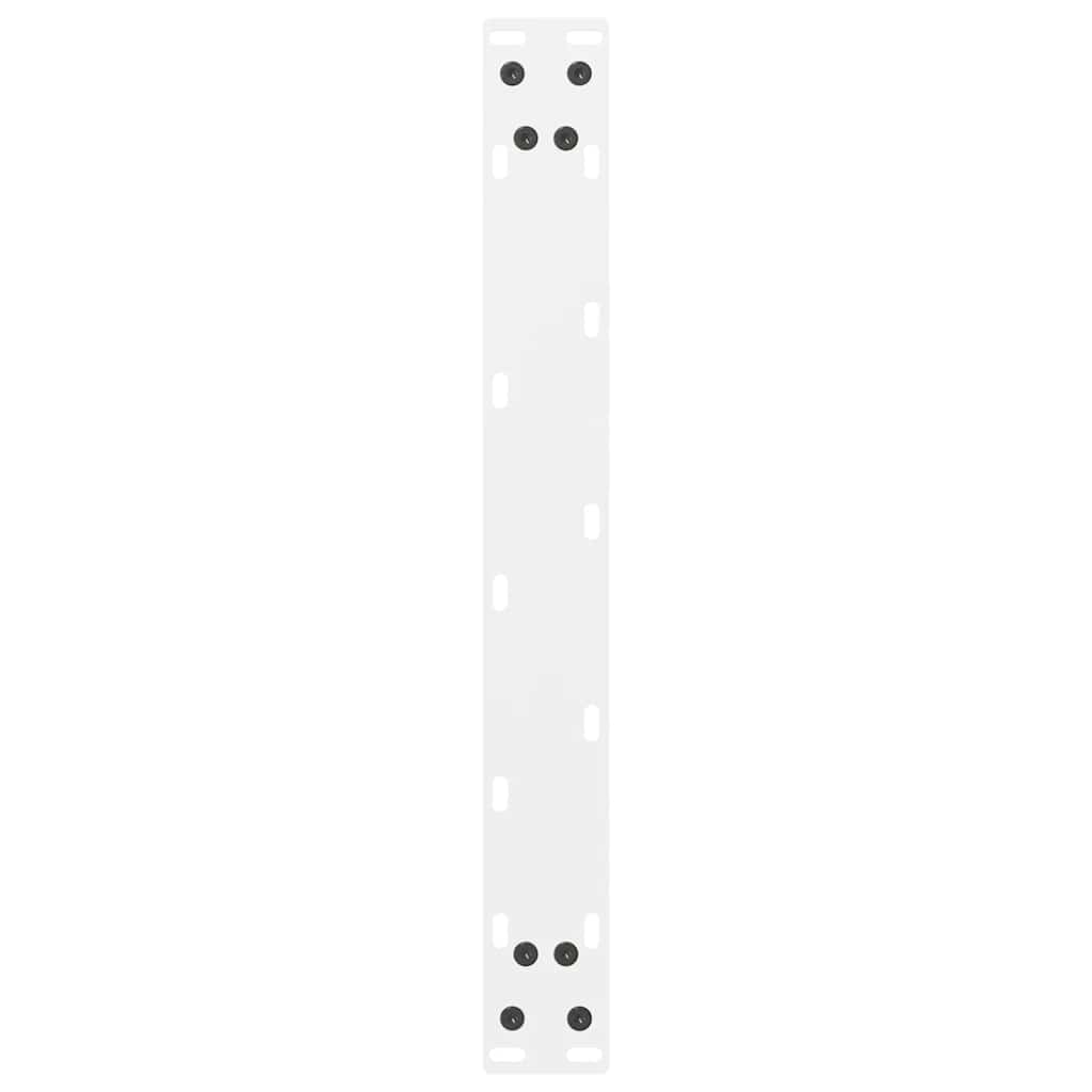 2 db fehér acél dohányzóasztal lábak 70x(42-43) cm