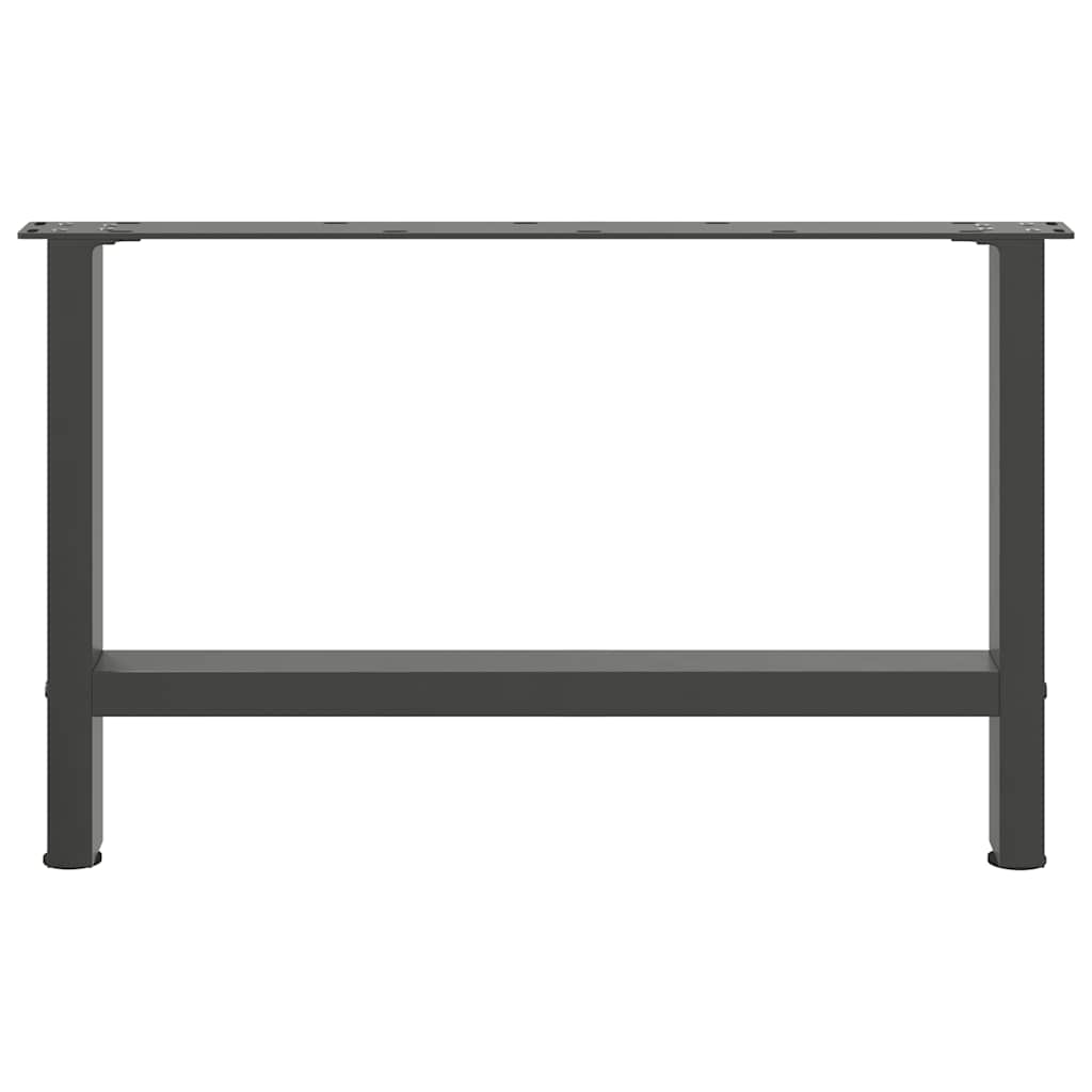 2 db antracit acél dohányzóasztal lábak 70x(42-43) cm