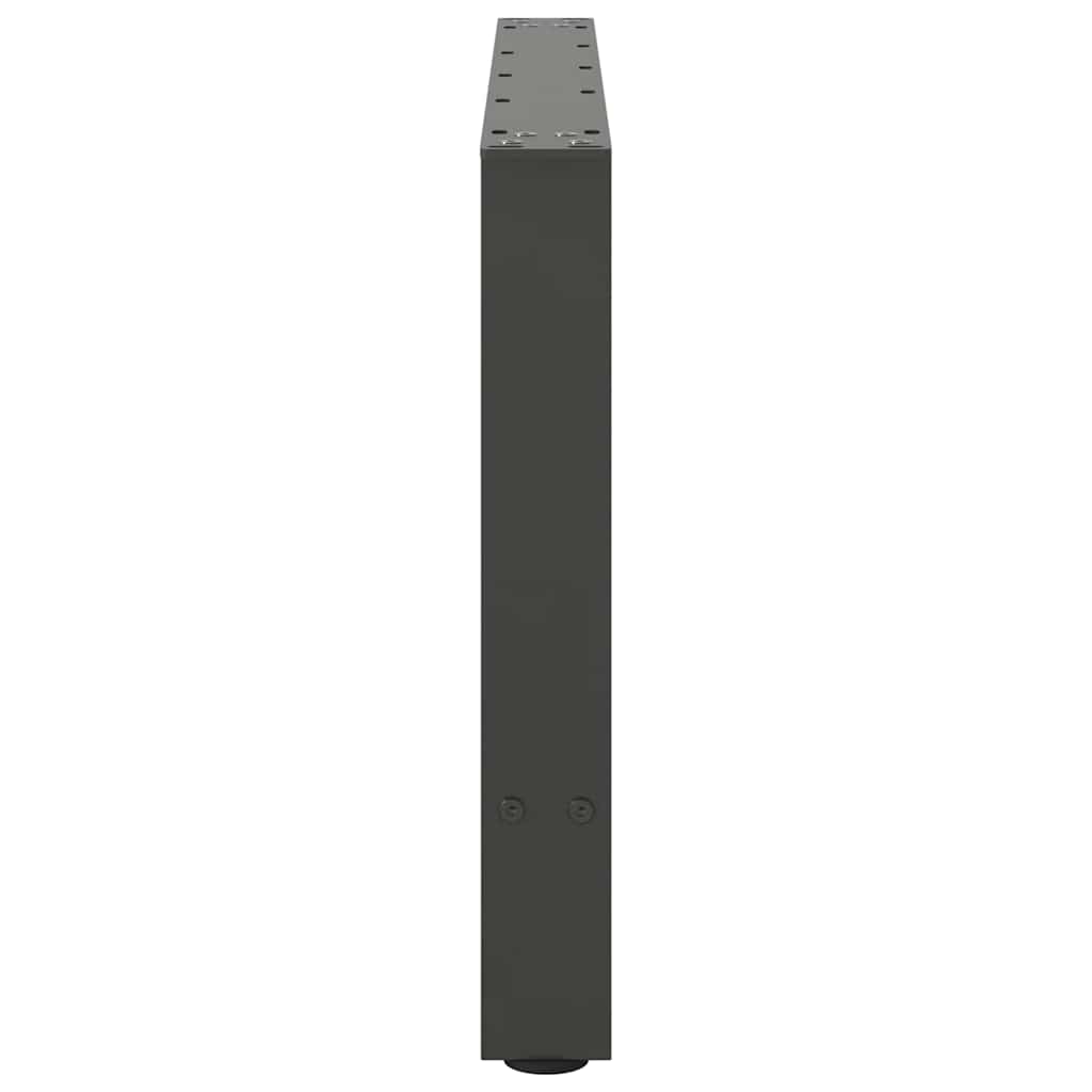 2 db antracit acél dohányzóasztal lábak 70x(42-43) cm
