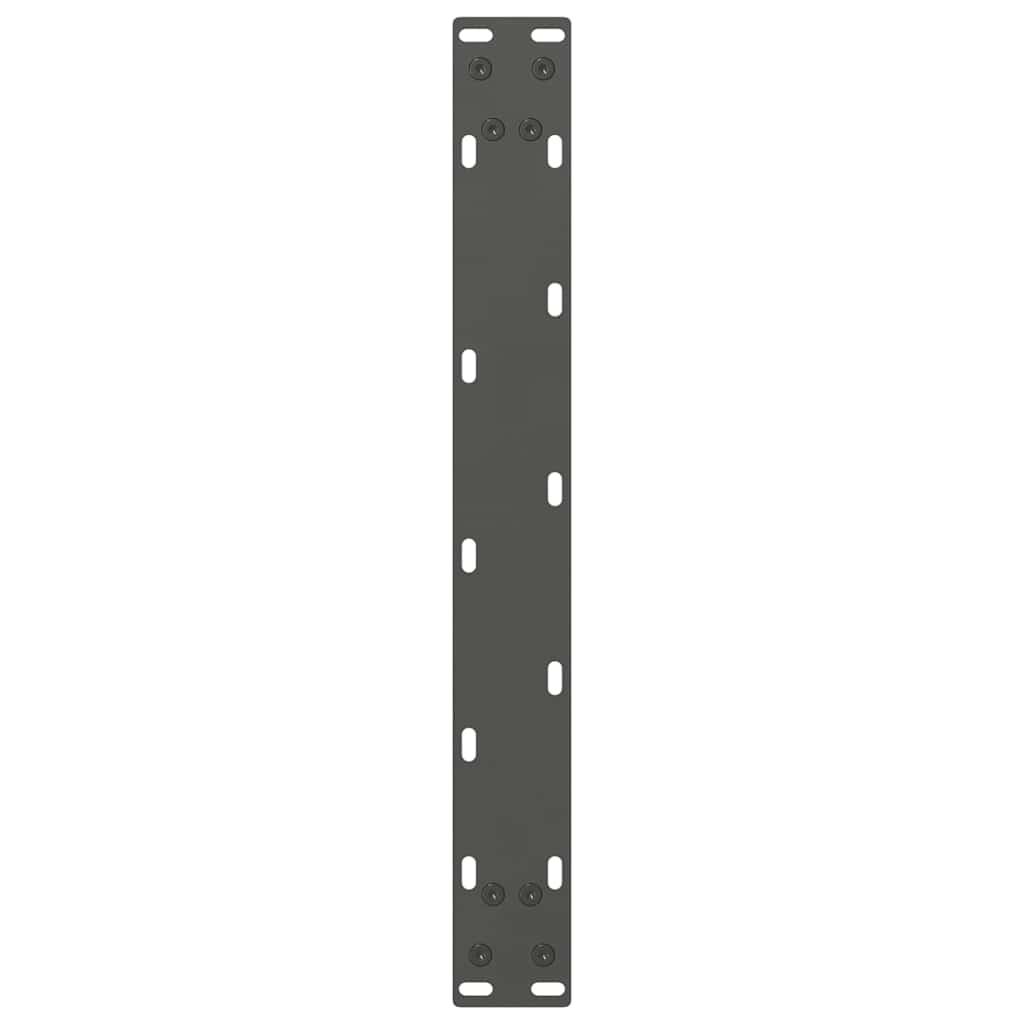 2 db antracit acél dohányzóasztal lábak 70x(42-43) cm