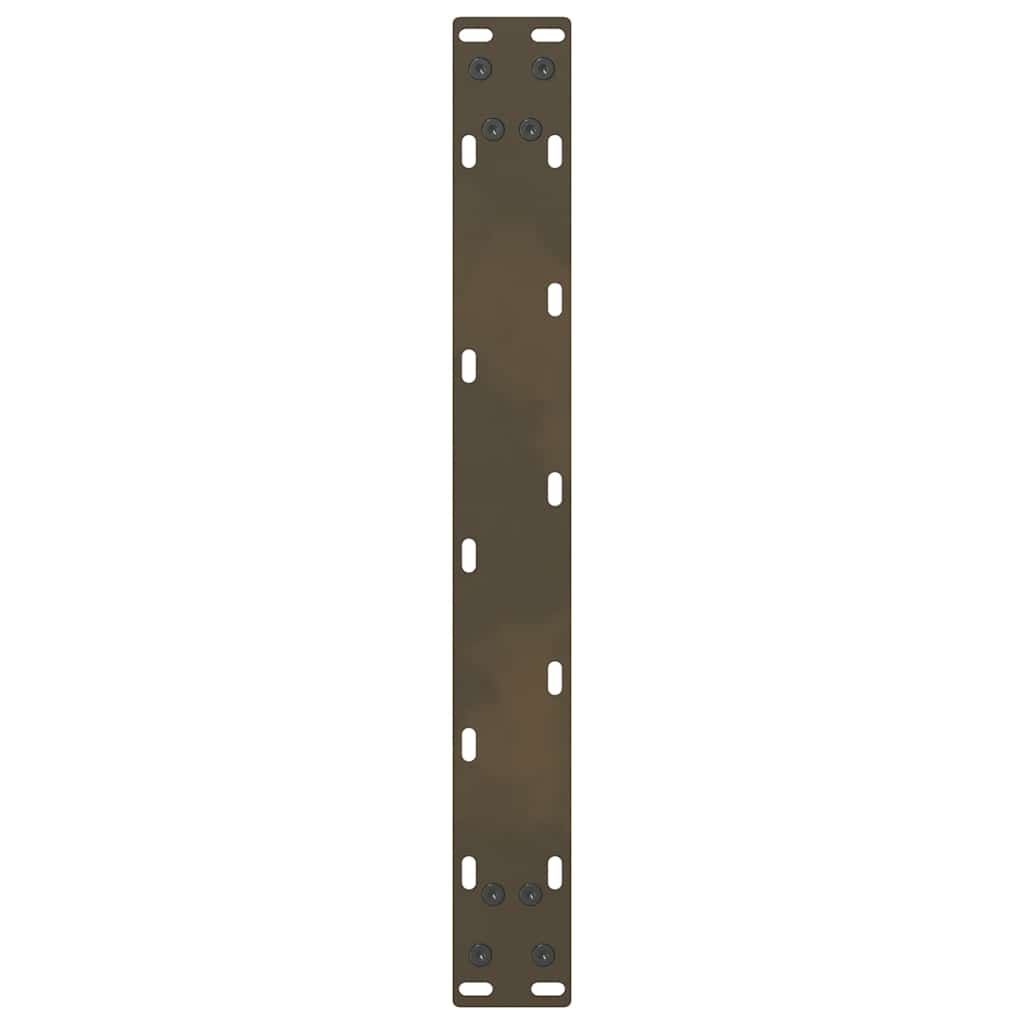 2 db acél dohányzóasztal lábak natúr acél 70x(42-43) cm