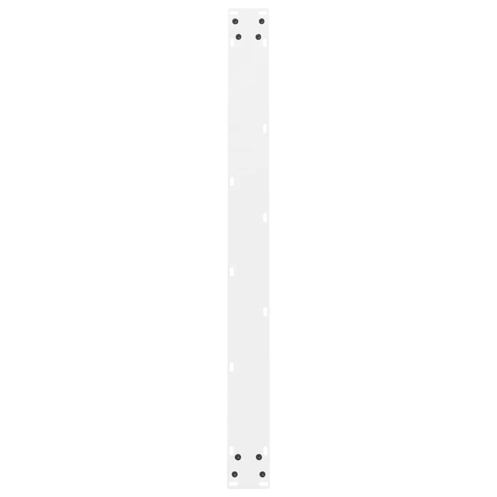 2 db fehér acél dohányzóasztal lábak 90x(72-73) cm