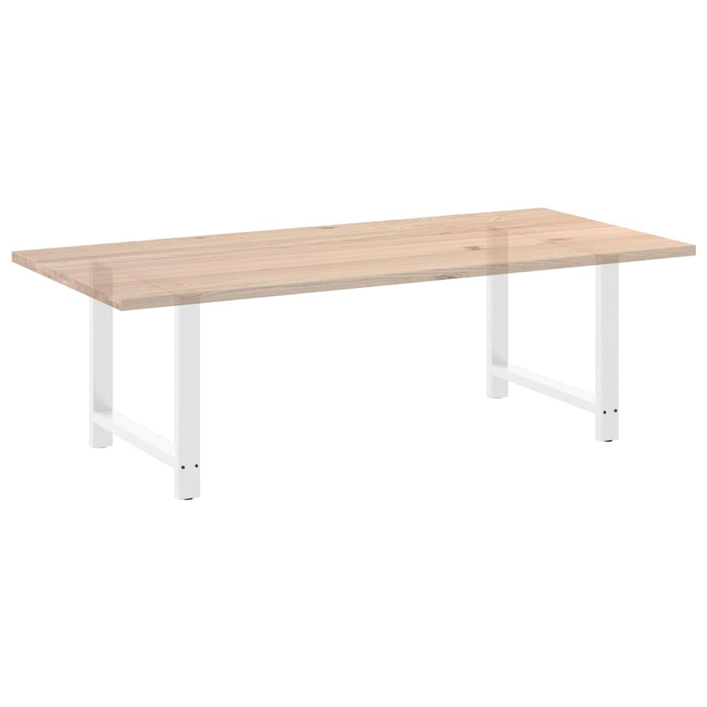 2 db fehér acél dohányzóasztal lábak 90x(72-73) cm