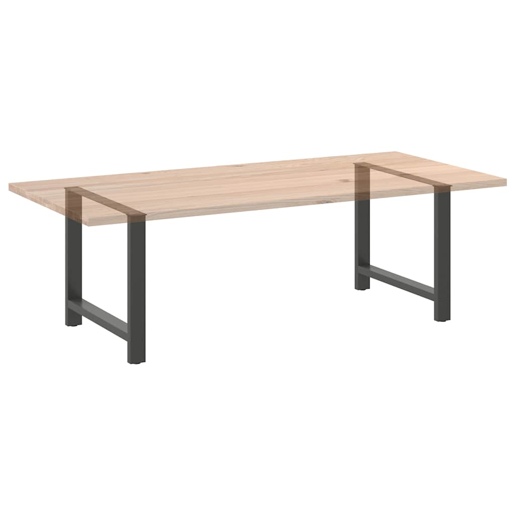 2 db antracit acél dohányzóasztal lábak 90x(72-73) cm