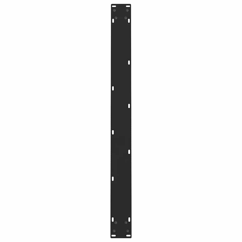 2 db fekete acél dohányzóasztal lábak 100x(72-73) cm