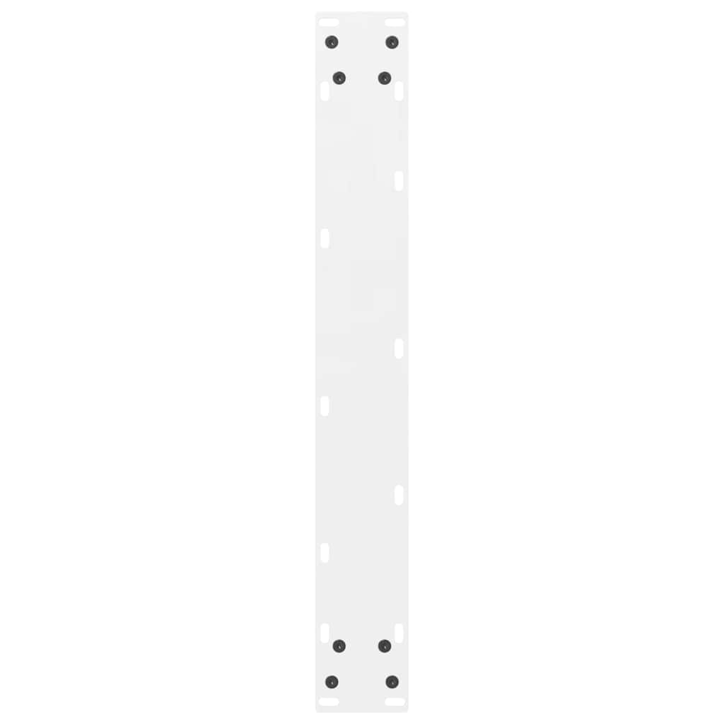 2 db fehér acél dohányzóasztal lábak 60x(100-101) cm