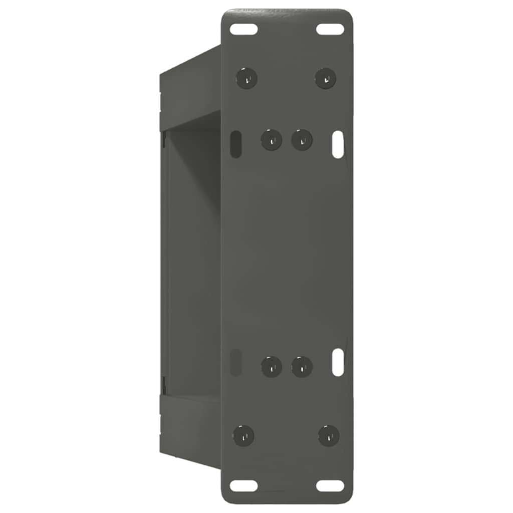 2 db antracit acél dohányzóasztal lábak u-alakú 30x(30-31) cm