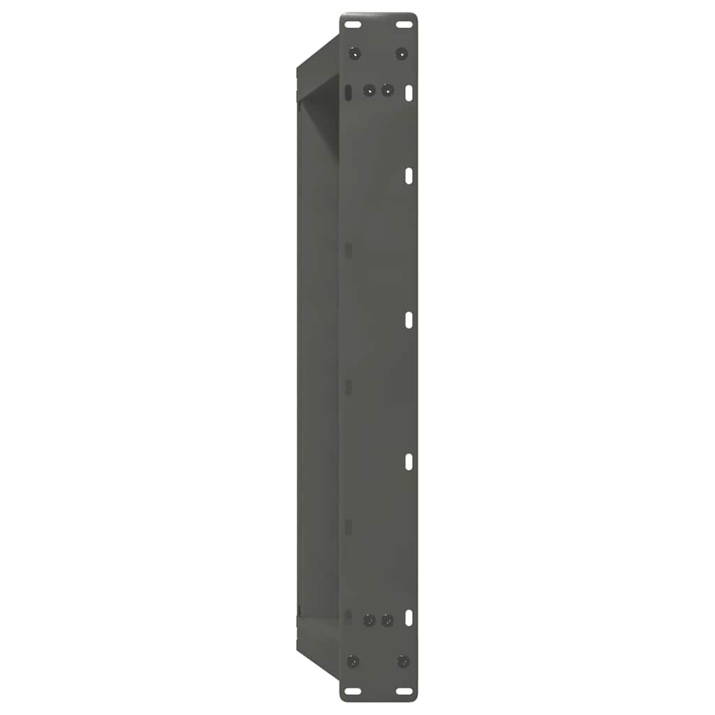 2 db antracit acél dohányzóasztal lábak u-alakú 60x(30-31) cm