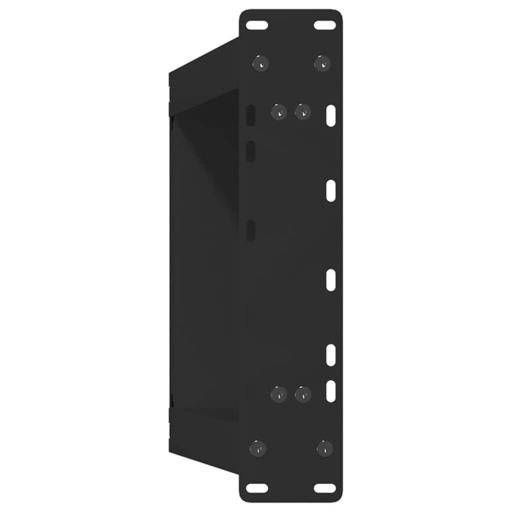 2 db acél fekete dohányzóasztal lábak u-alakú 38x(42-43) cm