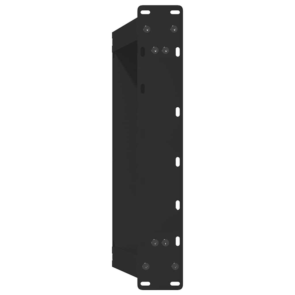 2 db acél fekete dohányzóasztal lábak u-alakú 50x(42-43) cm