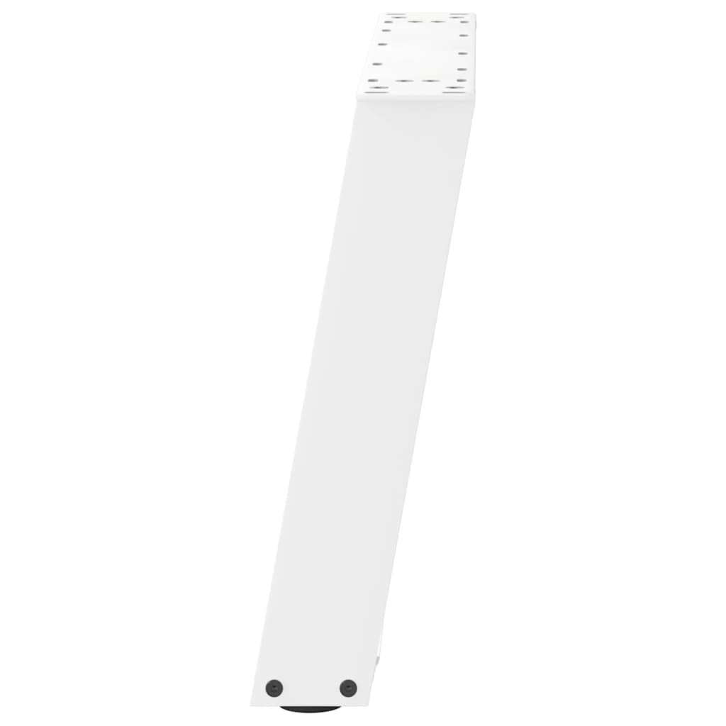 2 db fehér acél dohányzóasztal lábak u-alakú 60x(42-43) cm