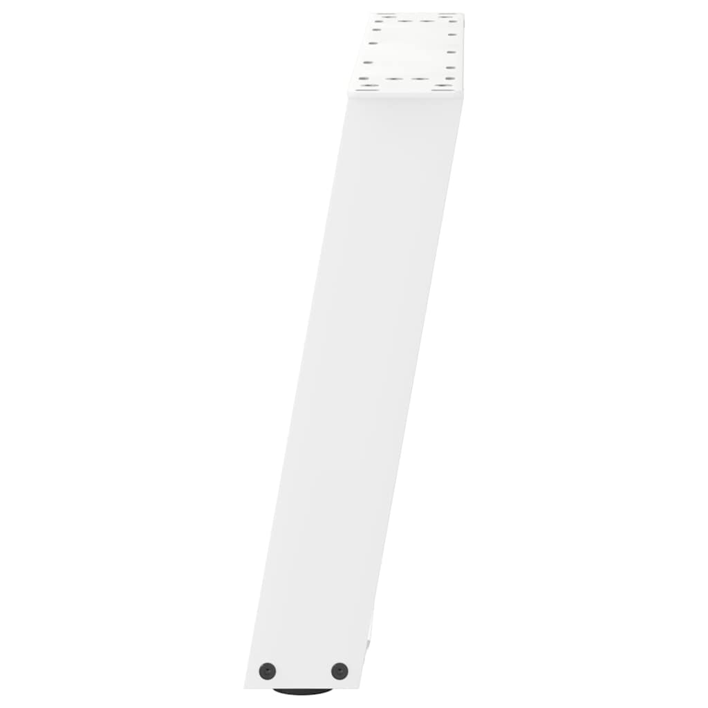 2 db fehér acél dohányzóasztal lábak u-alakú 70x(42-43) cm