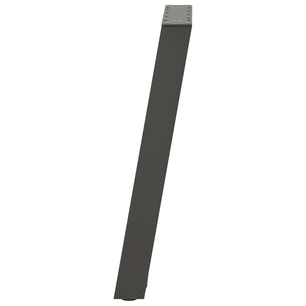 2 db antracit acél étkezőasztal lábak u-alakú 60x(72-73) cm