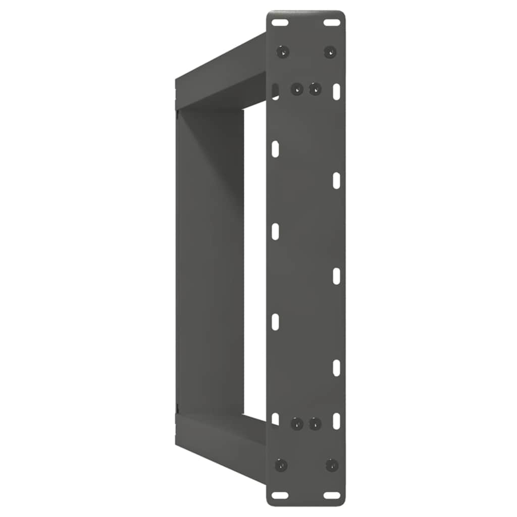 2 db antracit acél étkezőasztal lábak u-alakú 60x(72-73) cm