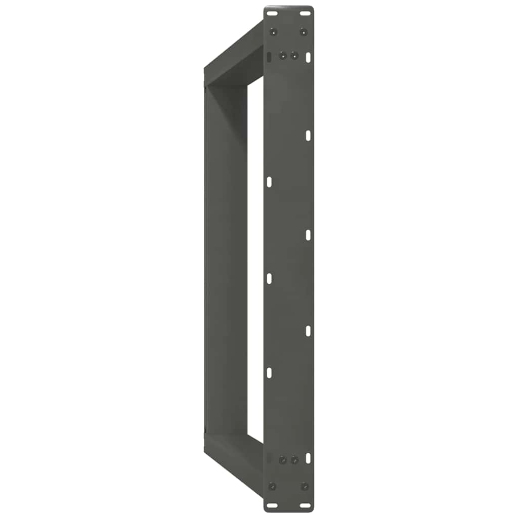 2 db antracit acél étkezőasztal lábak u-alakú 70x(72-73) cm