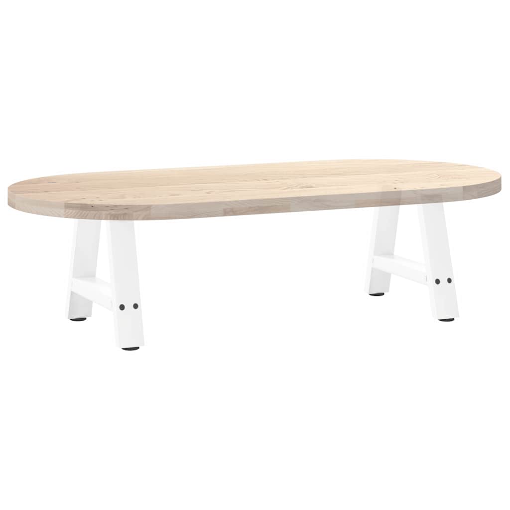 2 db fehér acél dohányzóasztal lábak a-alakú 30x(30-31) cm