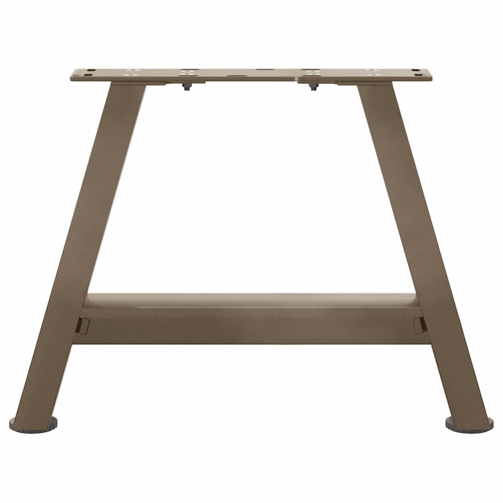 2 db acél dohányzóasztal lábak a-alakú 30x(30-31) cm