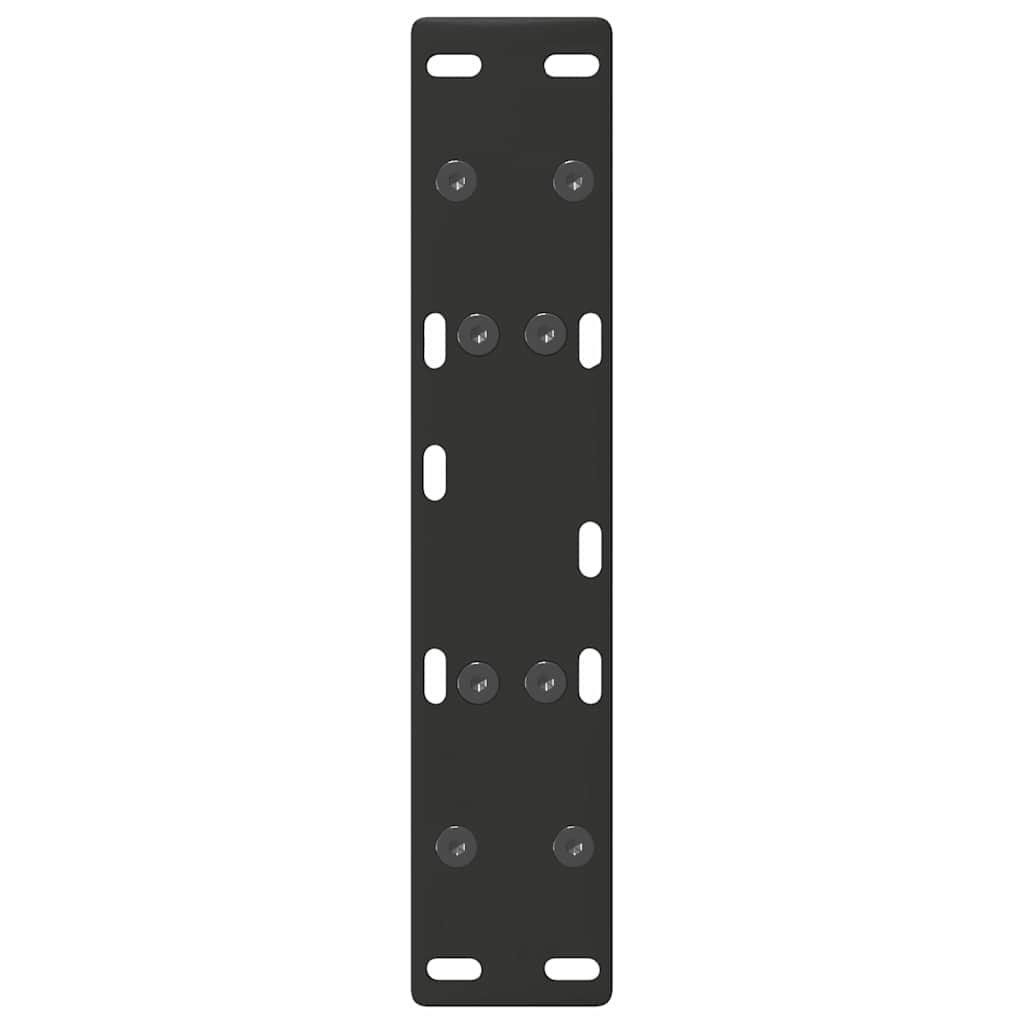 2 db acél fekete dohányzóasztal lábak a-alakú 40x(30-31) cm