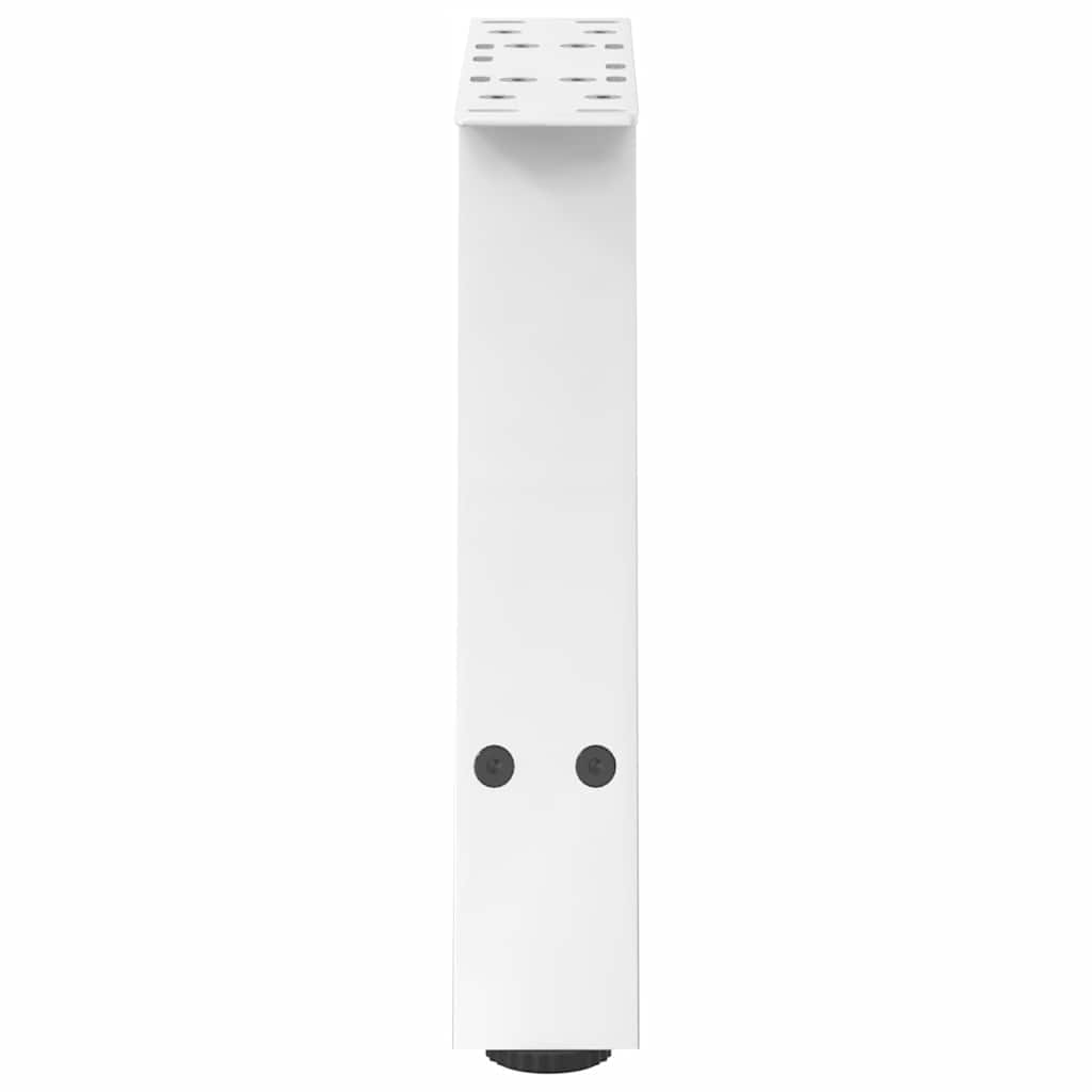 2 db fehér acél dohányzóasztal lábak a-alakú 40x(30-31) cm