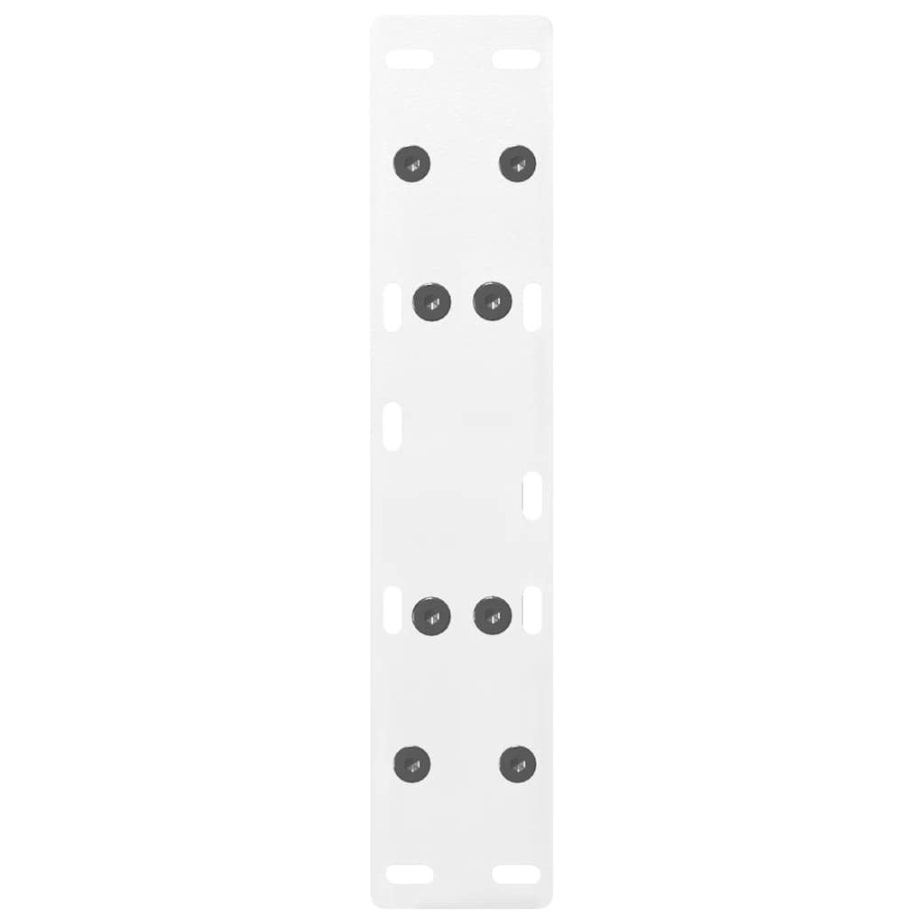 2 db fehér acél dohányzóasztal lábak a-alakú 40x(30-31) cm