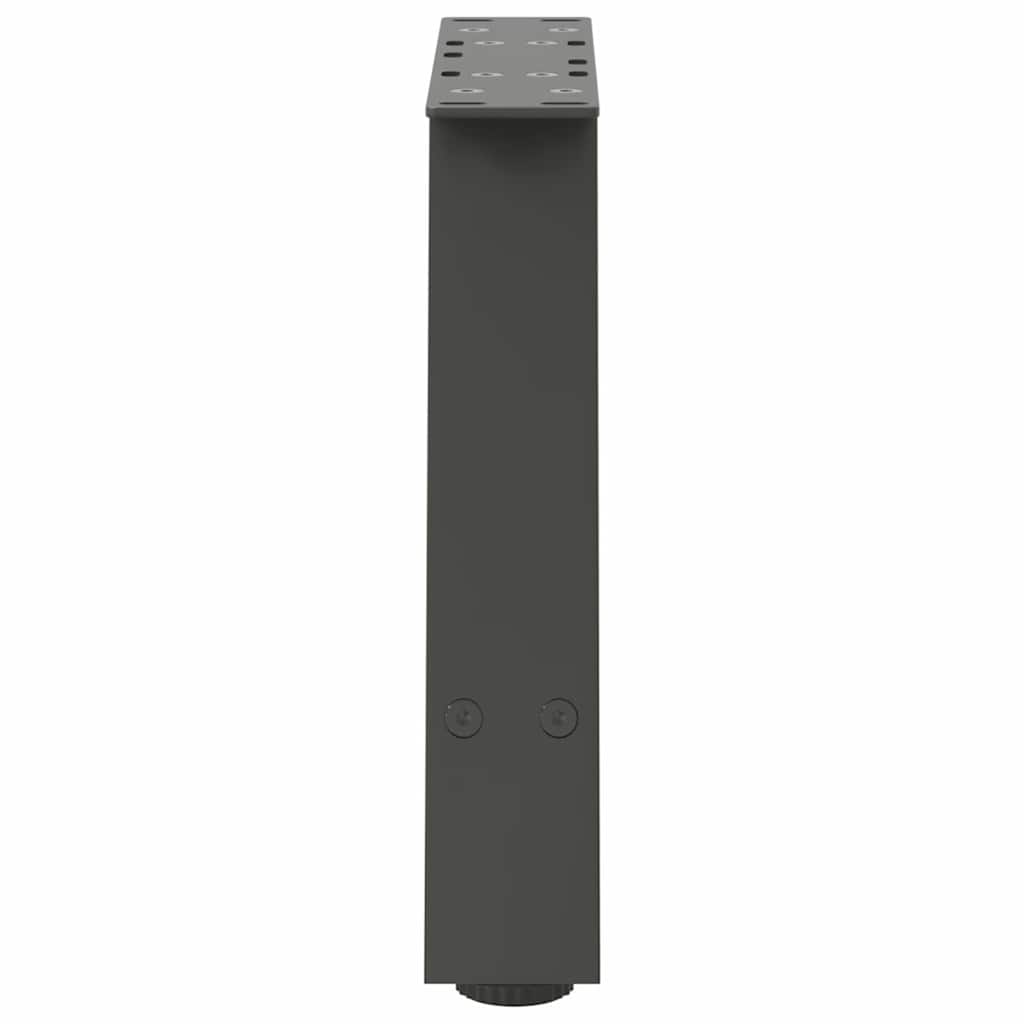 2 db antracit acél dohányzóasztal lábak a-alakú 40x(30-31) cm