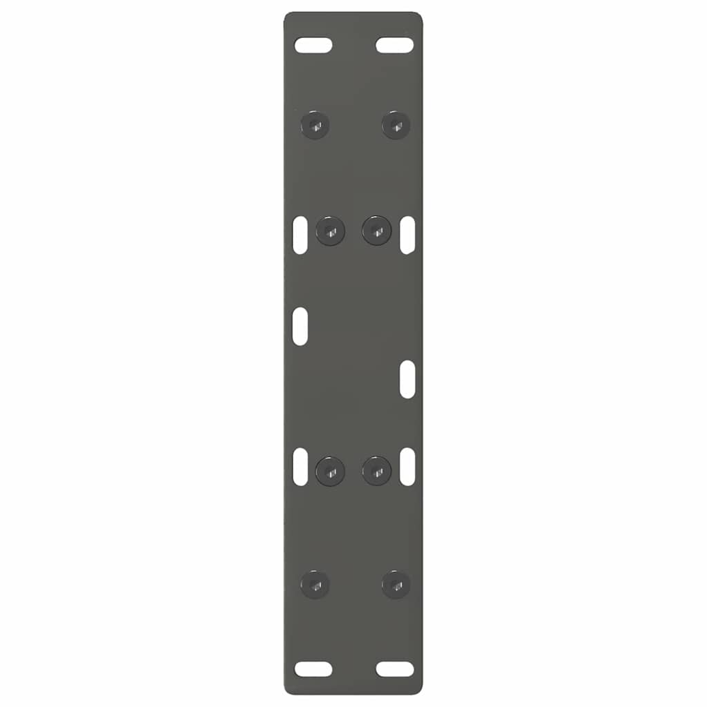 2 db antracit acél dohányzóasztal lábak a-alakú 40x(30-31) cm