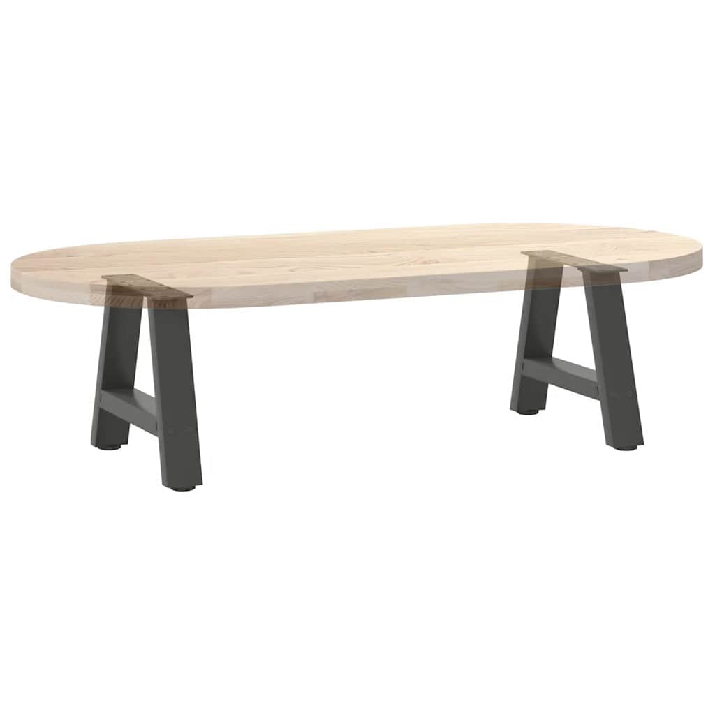 2 db antracit acél dohányzóasztal lábak a-alakú 40x(30-31) cm